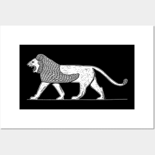 Babylonian Striding Lion from the Ishtar Gate Posters and Art